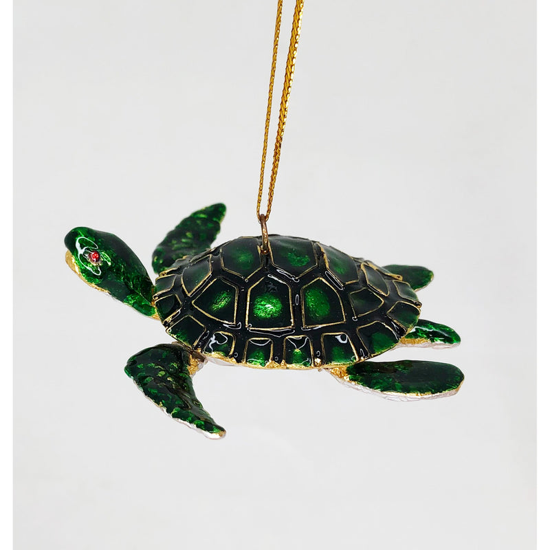 Cloisonné Sea Turtle Ornament
