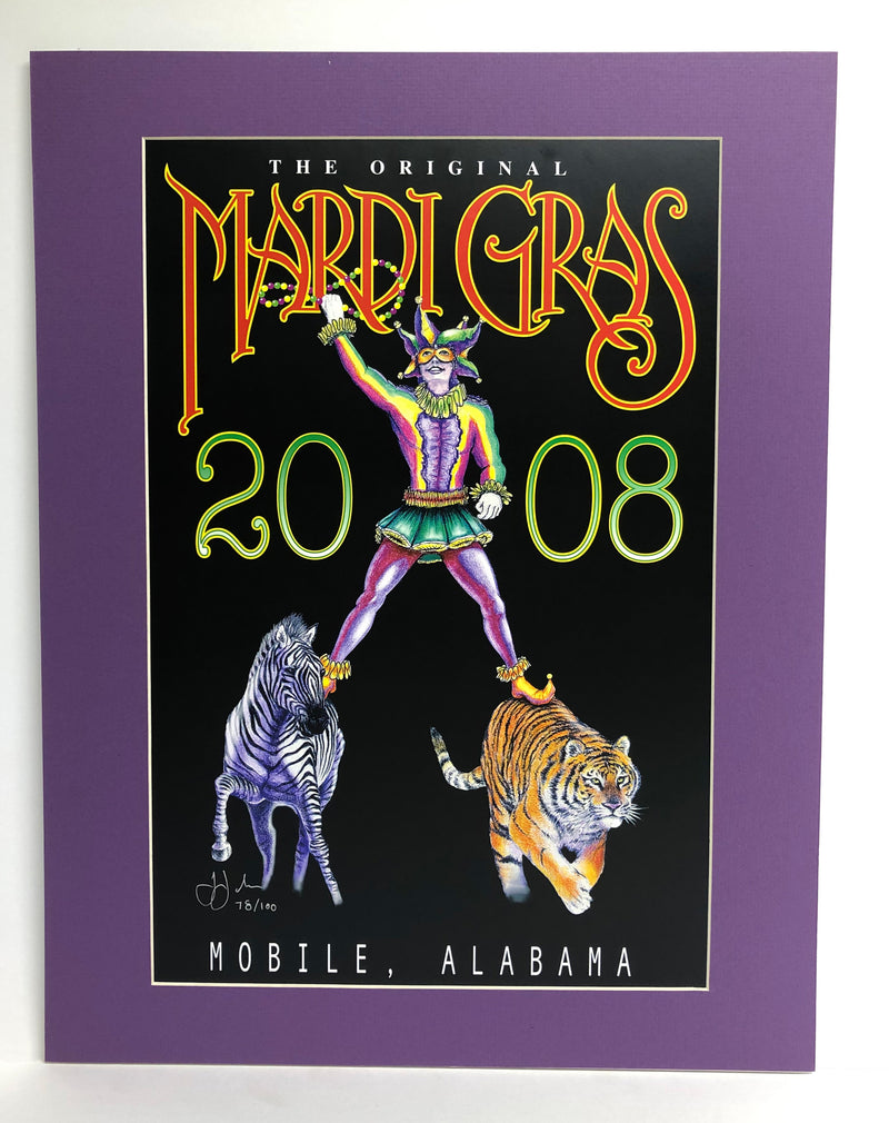 Mardi Gras Poster Year 2008