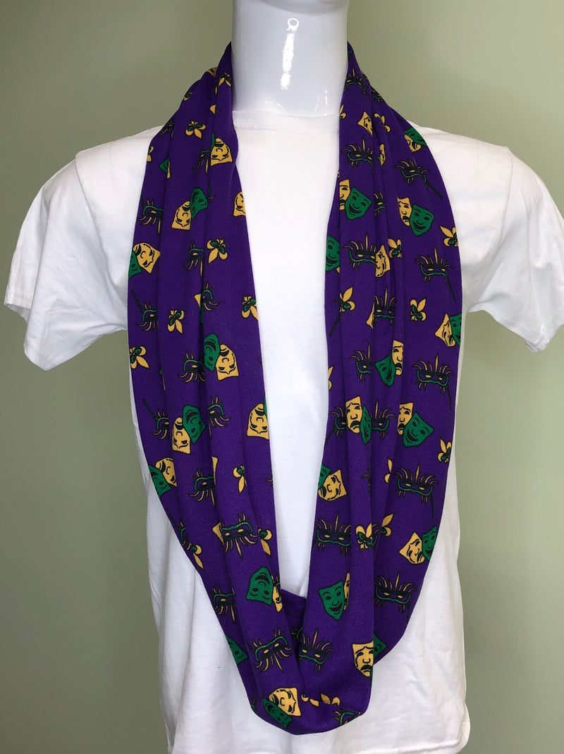 Infinity Scarf knit Polyester (purple)