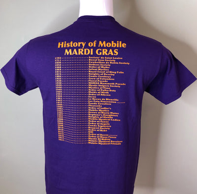 1703 Mardi Gras Shirt - Purple (Short Sleeve)
