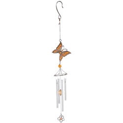 Crystal Butterfly Wind Chime